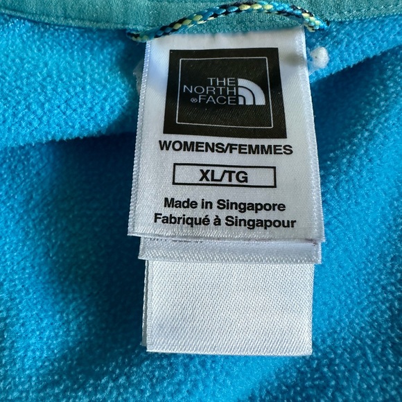 The North Face Women’s XL Vibrant Blue Full Zip Hoodie - Picture 2 of 5